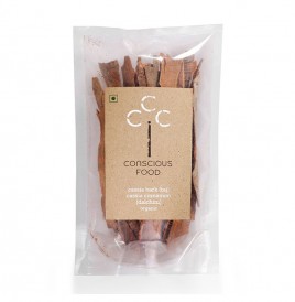 Conscious Food Cassia Bark (taj) Cassia Cinnamon (dalchini) Organic  Pack  50 grams